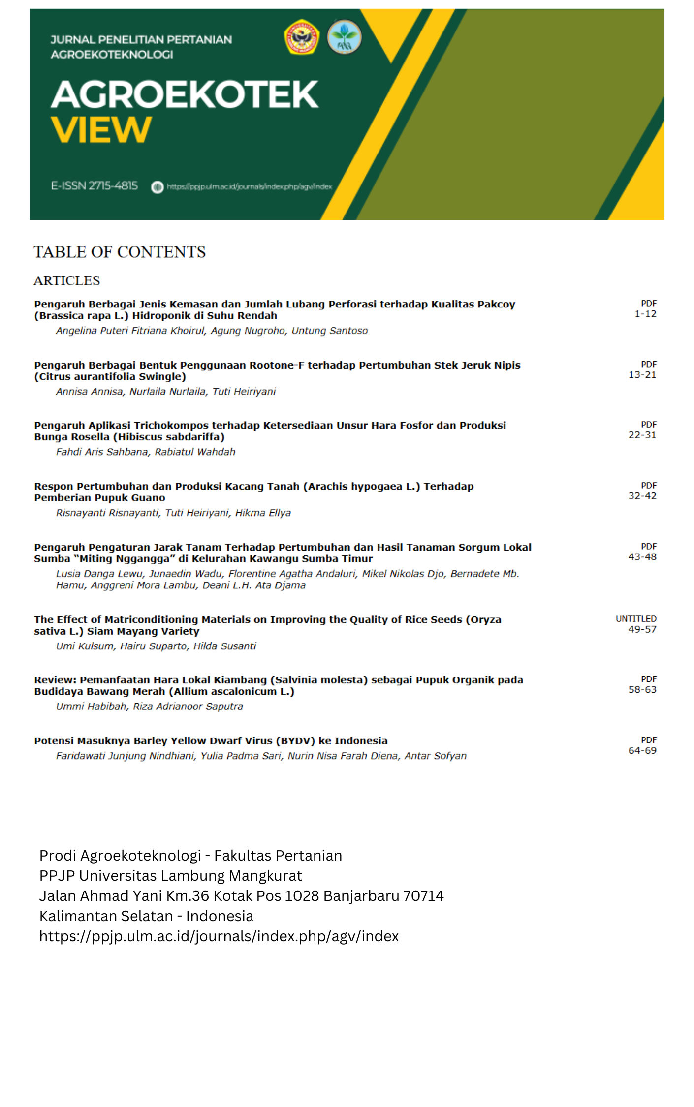 Cover Page